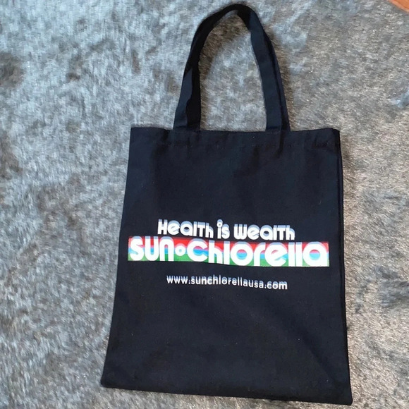 Black wellness health is wealth tote  bag - Picture 3 of 9